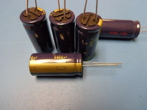 (5) PANASONIC EEU-FC1C562L 5600UF 16V 20% 105°C ALUMINUM ELECTROLYTIC CAPACITOR - Picture 1 of 1