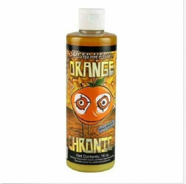 Orange Chronic Glass Cleaner Bottle, 16oz - 2 Pack
