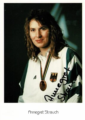 original Autogramm Annegret Strauch Olympiasieg 1988 Rudern Achter DDR - Bild 1 von 2
