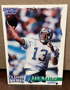 DAN MARINO 1997 KENNER STARTING LINEUP CLASSIC DOUBLES CARD - MIAMI DOLPHINS - Picture 1 of 2
