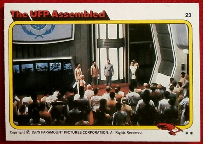 STAR TREK - MOVIE - Card #23 - THE UFP ASSEMBLED - TOPPS 1979 - Image 1 of 2