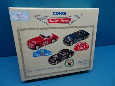 1/43 CORGI-SET (1992) : The Competitions " AUSTIN HEALEYS " - Bild 1 von 4