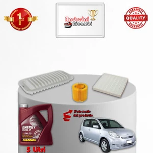 KIT TAGLIANDO FILTRI E OLIO DAIHATSU SIRION II 1.0 51KW 70CV 2008 -> - Foto 1 di 2