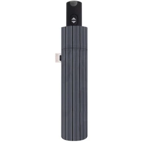 Doppler Carbonsteel Magic Umbrella Black Stripes - Picture 1 of 3