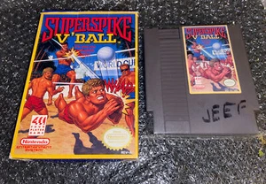 Superspike V'ball Nintendo NES with box, cart, sleeve / foam No Manual - Tested - Picture 1 of 11