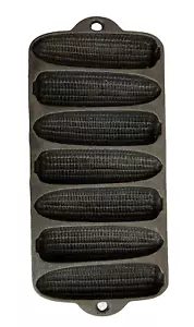 Vintage Wagner Ware Gusseisen 7 Slots Maiskolben Maisbrot ""C"" Pfanne 13" Made in USA - Bild 1 von 5