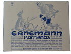 Alte Werbung Reklame Anzeige KRUPP ERNEMANN Kameras um 1920 180g/m² Karton