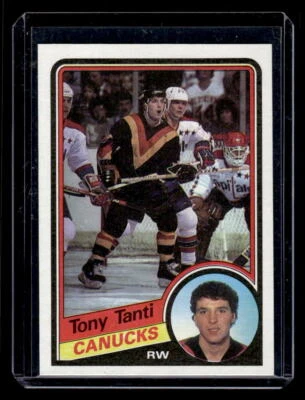 Tony Tanti 1984 Topps #141   Vancouver Canucks - Image 1 of 2
