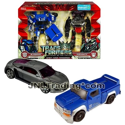Year 2009 Transformers ROTF Deluxe - SUPER TUNER THROWDOWN - BLOWPIPE & SIDEWAYS - Image 1 of 2