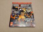 Lot de livres de jeu PC Mech Warrior 3 Prima's guide de stratégie officiel grande boîte