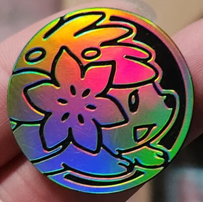 Offiziell Pokemon TCG Plastik Holofoil Shaymin Münze - Bild 1 von 2