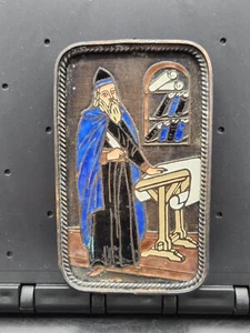Vintage, Ukraine Nestor The Chronicer, Religious Wall Hang. - Picture 1 of 5