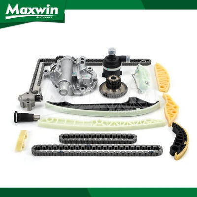 Kit de cadena de distribución bomba de agua de aceite compatible con Audi A5 2012 2,0 L turboalimentado Foto 1 de 4