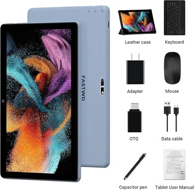 FASTWD 2025 Newest Tablet 10 Pollici Android 14,Tablet PC 5G Wifi 36GB RAM+128GB - Imagen 1 de 4