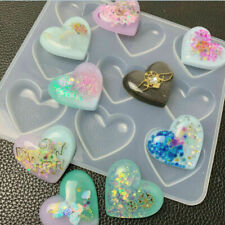 Heart Silicone Pendant Mold Necklace Jewelry Resin Mould Casting Craft DIY Tool