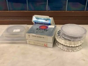 Lot of 8 55mm B+W Lens Filters in Boxes / Cases - Picture 1 of 4