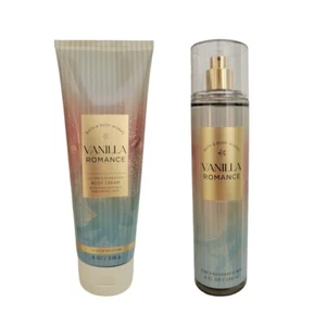 2 New Bath & Body Works Vanilla Romance Ultimate Hydration Body Cream 8 oz+Mist - Picture 1 of 1