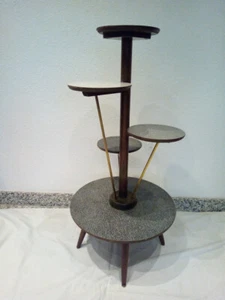 TOP  50er Vintage großer Blumentisch - Etagere um 1950 von Firma ILSE - Zdjęcie 1 z 17