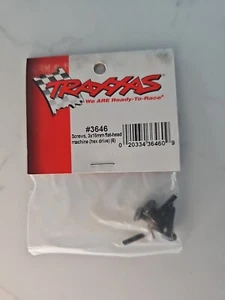 Traxxas 3646 - Screws 3x15mm Flat-Head Machine (hex drive) (6) - Picture 1 of 1