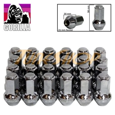 24 GORILLA F150 14x2 OEM STOCK FACTORY WHEELS RIM XL LARGE SEATS LUG NUTS CHROME - Image 1 of 2