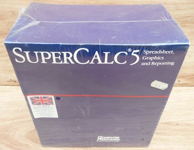 SuperCalc 5 Computer Associates Sealed V5 Spreadsheet, Graphics and Reporting - Image 1 of 4