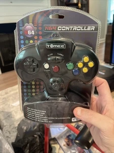 NEW Factory Sealed Tomee Black Controller Control Pad for N64 Nintendo 64 - Picture 1 of 5