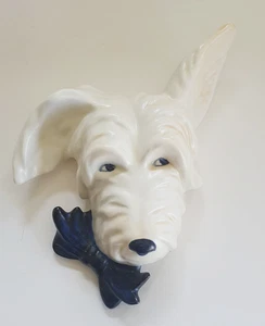 a023 A Vintage Beswick Sealyham Terrier Wall Plaque No. 373 - Picture 1 of 6