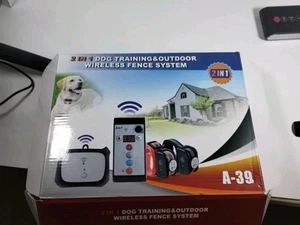 Intelligent 2 in 1 Dog Training & Outdoor Wireless Fence System A-39 - Picture 1 of 9