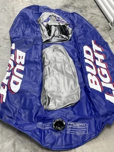 RARE Towable 6 Ft. Budweiser Bud Light Boat Inflatable Tube Sevylor Rideable - Picture 1 of 14
