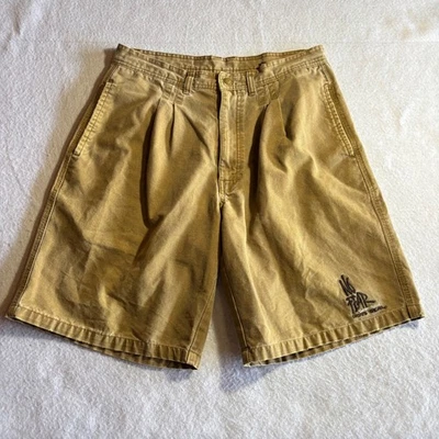 Pantalones Cortos Informales Vintage No Fear Para Hombre Tostados Talla 32 Logo Bordado Algodón Foto 1 de 4