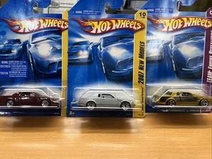 (2)2007 (1)2008 Hot Wheels Buick Grand Nationals! Lot of 3!! Gold,Silver&maroon - Picture 1 of 5