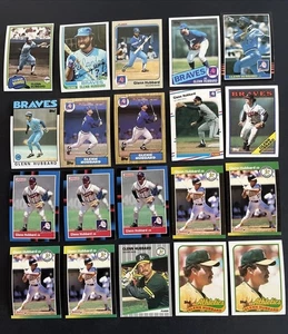 Glenn Hubbard Vintage Lot  of 20-Atlanta Braves NM-MT (AB2) - Picture 1 of 2