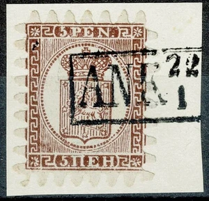 Finlandia, 1866/70, # y 11, III, P. 71/2. 8, Usado - Imagen 1 de 1