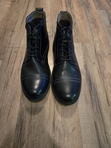Clarks Sumner Heath Black Leather Men Lace Up Ankle Boots Size 9M - Picture 1 of 7