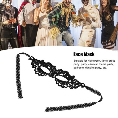 Hollow Lace Half Face Mask Costume Eyes Mask Halloween Dancing Party Decoration´ - Image 1 of 4