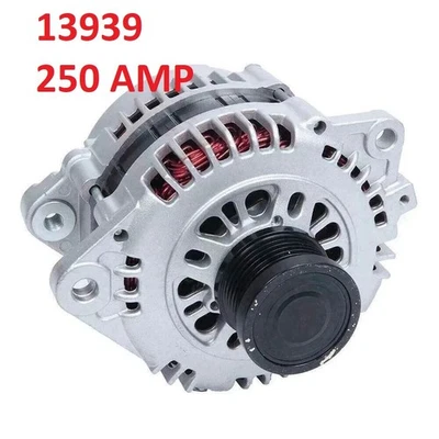 250 High AMP Alternator Nissan  Sentra L4 2.5L 2488cc 152cid 2002-2004 - Image 1 of 3