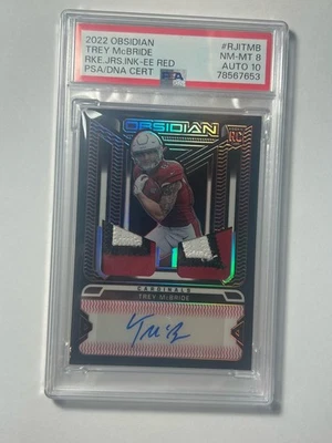 2022 Obsidian Trey McBride Red RPA 04 /10 - Image 1 of 3