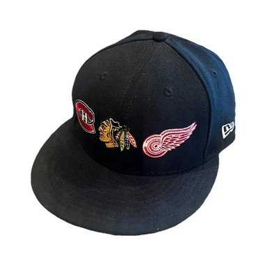 Exclusiva gorra New Era talla 7 1/8 de Chris Chelios NHL HOF inducción 2013 Foto 1 de 4