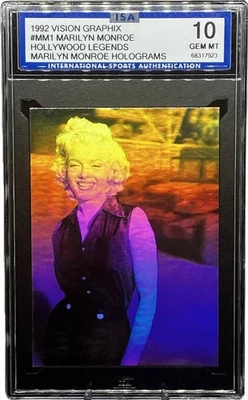 Vintage 1992 Marilyn Monroe Hollywood Legends Hologram by Vision Graphix ISA 10 - Image 1 of 3