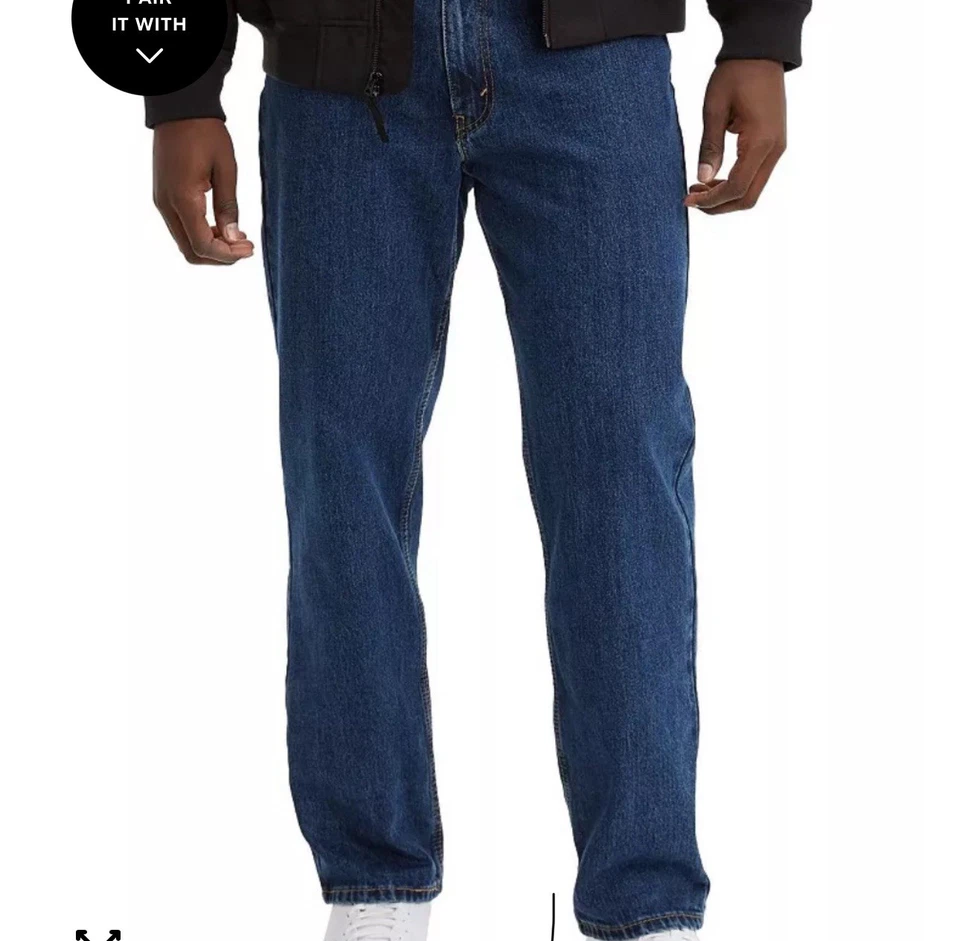 Levi's 550 Men's Relaxed Fit Jeans - Stonewash Blue (00550-4891)