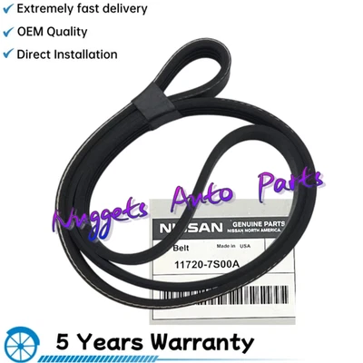 OEM para 2004-2005 Nissan Armada Titan Engine Serpentine Belt V Belt 11720-7S00A - Imagem 1 de 4