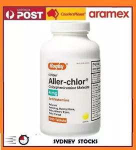 Chlorpheniramine Maleate 4mg Chlor-Trimeton 100ct/1000 ct antihistamine Allergy - Picture 1 of 11