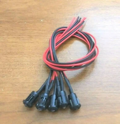 5 mini luces de cortesía LED 1/4" BBT verdes súper brillantes de 12 voltios  Foto 1 de 4