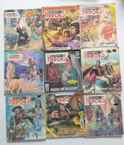 Hombres Y Héroes, Todo Color, Cómic Mexicano, Español, Lote de 13 - Imagen 1 de 10
