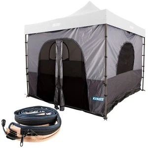 Adventure Kings Gazebo Tent Weatherproof Mosquito Netting + LED Strip Light 1.3m - Picture 1 of 9