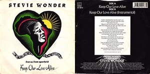 Disco 45 Giri Stevie Wonder - Keep Unsere Love Alive - Bild 1 von 1