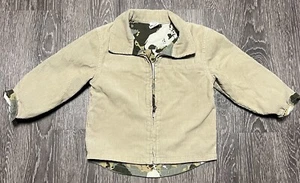 Unbranded Corduroy Jacket Boys  Brown Camo Blazer Pocket Coat - Picture 1 of 4