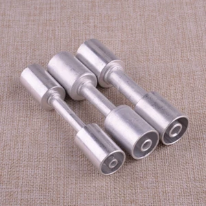 3pcs Air Conditioning Fitting Straight Beadlock Fit For #6 #8 #10 A/C Hose - Picture 1 of 4
