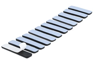 12 x Teflongleiter 24 x 100 mm PTFE Stuhlgleiter selbstklebend für Freischwinger - Bild 1 von 4