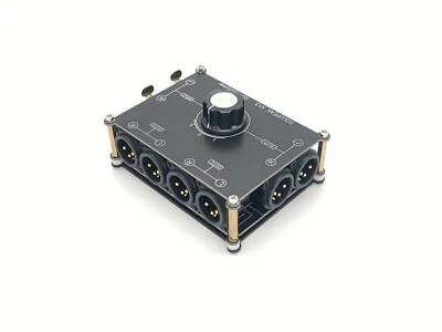 1 In 3 Out XLR Balanced Switch Audio Signal Source Selector Stereo switcher -X13 - Image 1 of 4